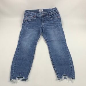 Pistola Distressed Ankle Skinny Jeans Size 29 Stretch Medium wash denim